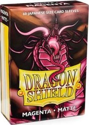 Dragon Shield kaartenhoesjes - Japanse matte magenta 60 stuks kaartenbescherming