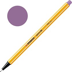 STABILO point 88 - fineliner 0,4 mm - vergrijsd violet