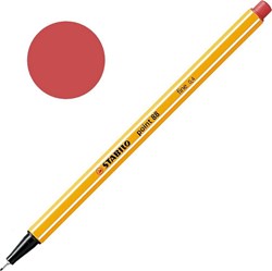 STABILO point 88 - fineliner 0,4 mm - roestig rood