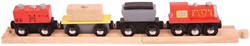 Bigjigs houten vrachttrein speelgoedtrein BJT182 compatibel