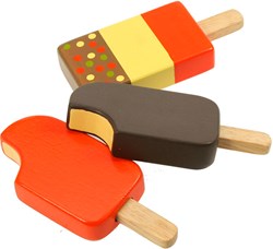 BigJigs houten speelgoed ijsjes set - educatief speelgoed