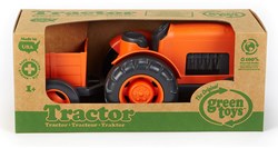 Green Toys tractor duurzaam speelgoed oranje met aanhanger