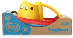 Green Toys sleepboot - duurzaam speelgoed - geel handvat