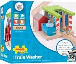 Bigjigs Houten Trein Wasstraat - Accessoire voor houten treinbaan