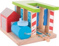 Bigjigs Houten Trein Wasstraat - Accessoire voor houten treinbaan-2