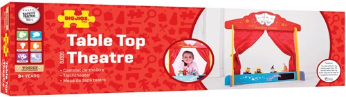 BigJigs houten poppenkast tafeltheater - creatief rollenspel speelgoed