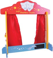 BigJigs houten poppenkast tafeltheater - creatief rollenspel speelgoed-2