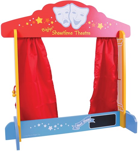 BigJigs houten poppenkast tafeltheater - creatief rollenspel speelgoed-2