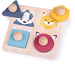 Bigjigs Bosdieren Vorm Puzzel FSC 100%