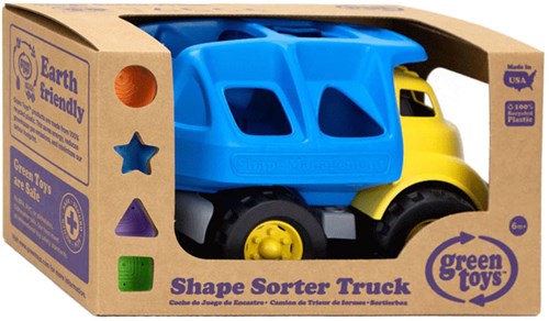 Green Toys speelgoed vrachtwagen vormenstoof duurzaam kunststof