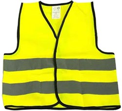 BigJigs Veiligheidsvest geel voor kinderen - reflecterend speelgoed