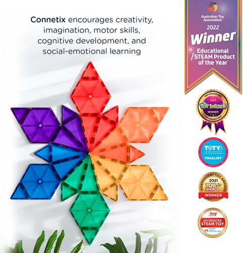 Connetix Magnetische Tegels Geometry 30 Stuks-3