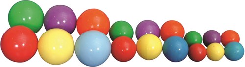 Spordas speelbal set Megaform 6 gekleurde All Balls 15,2cm-2