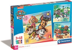 Clementoni Paw Patrol puzzelset - 3x48 stukjes - kinderpuzzel