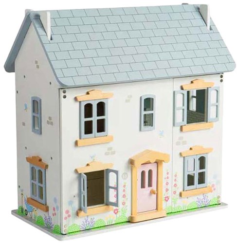 BigJigs houten poppenhuis zomerhuis FSC houten speelgoed