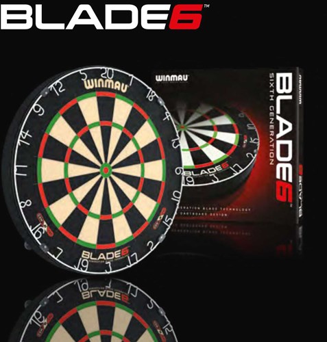 Winmau dartbord Blade 6 professioneel wedstrijd dartbord sisal