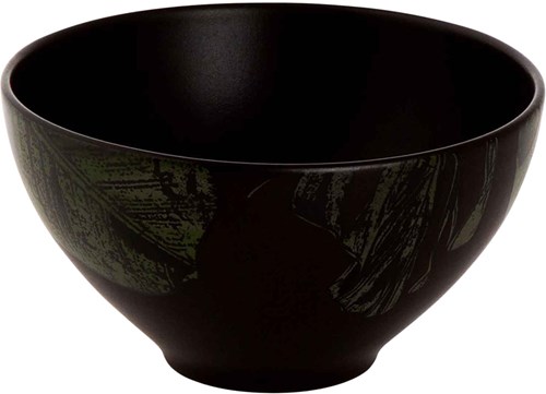 Palmer schaal keramiek jungle aurora 15 cm bruin groen servies