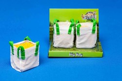 Kids GLOBE speelgoed big bags met vulling - boerderij accessoires 2 stuks