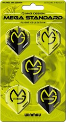 Winmau Dart Flight Pack MvGerwen Mega Std