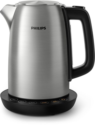 Philips waterkoker HD9359/90 met temperatuurregeling zwart RVS