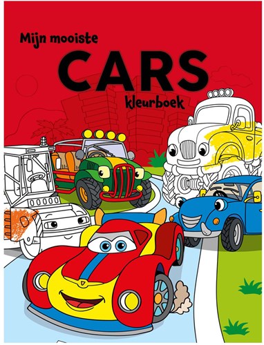 Mondikaarten kleurboek Disney Cars A4 - creatief kleurplezier voor kinderen