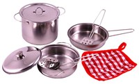 Home en Keuken Home+kitchen stalen pannenset 27490