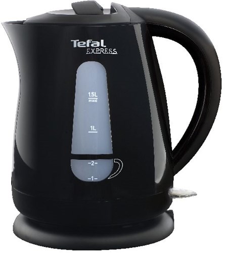 Tefal waterkoker Express zwart 1,5 liter - snelle waterkoker BPA-vrij