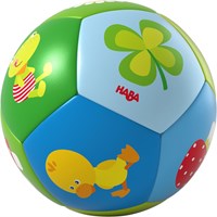 Haba babybal geluksbrenger - zachte speelbal voor baby's 11 cm