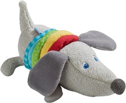 Haba dashond bromfiguur pluche speelgoed interactief motoriek