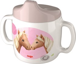 Haba baby drinkbeker paarden - melamine beker met paardenprint 150ml