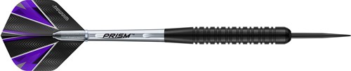 Winmau darts set steeltip 19 gram zwart met Prism flights-2