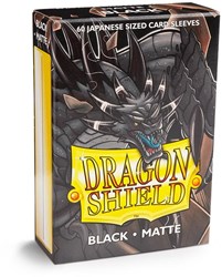 Dragon Shield kaart sleeves - Japanese Matte Black - 60 stuks - Yu-Gi-Oh!