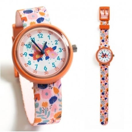 Djeco horloges voor kinderen Flowers