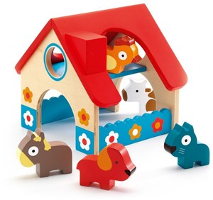 Djeco Houten Mini Boerderij djeco kopen in de aanbieding