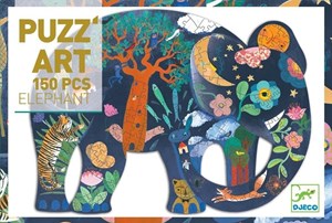 Djeco Puzzel Olifant 150 Stukjes djeco kopen in de aanbieding