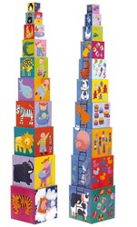 Djeco houten blokken  Funny blocks