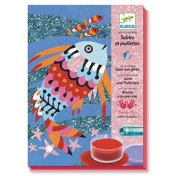 Djeco zand en glitter Fish Rainbows