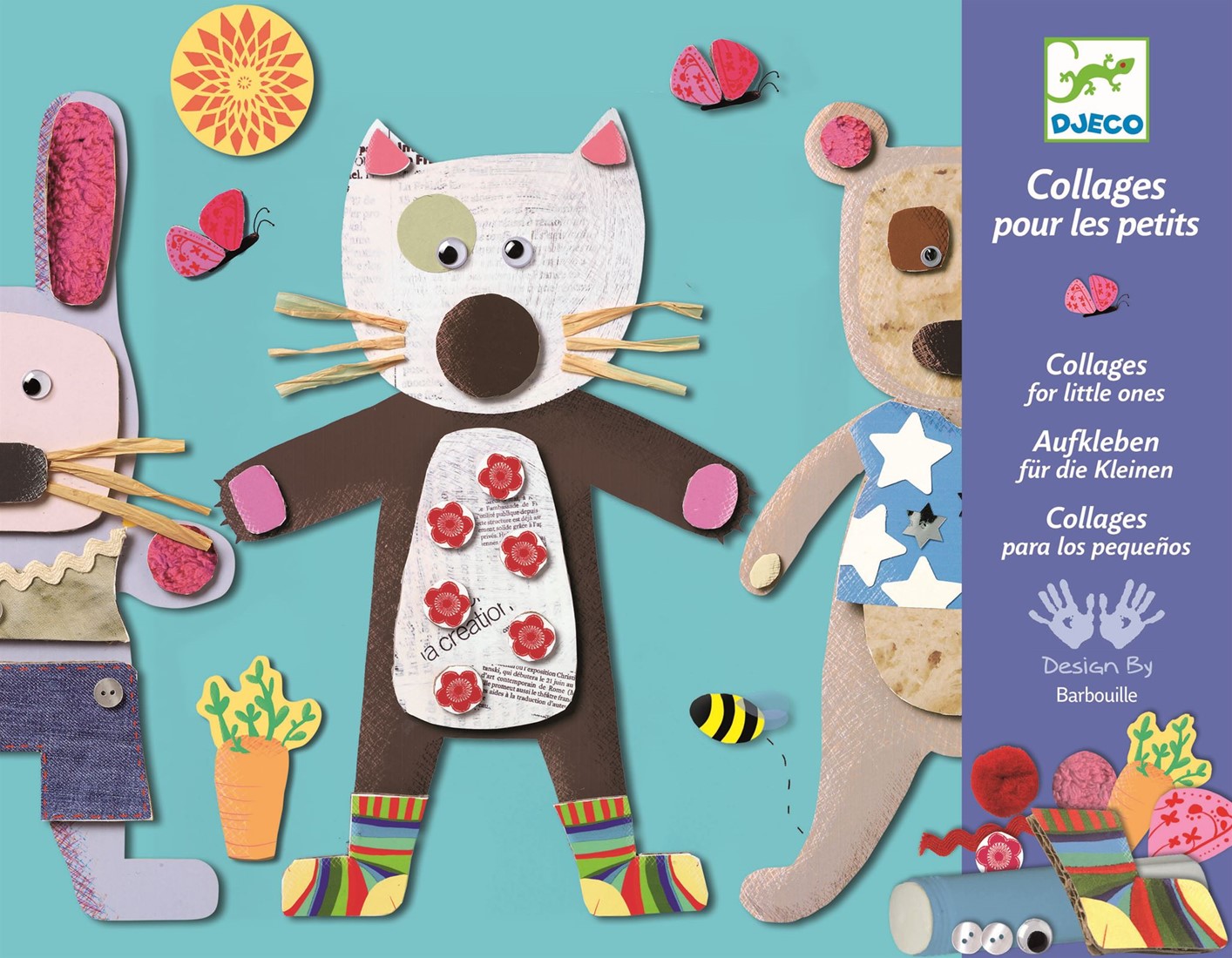 Djeco Knutselset Collage Dieren