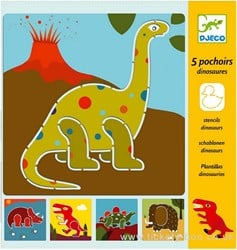 Djeco sjablonen Dinosaurs