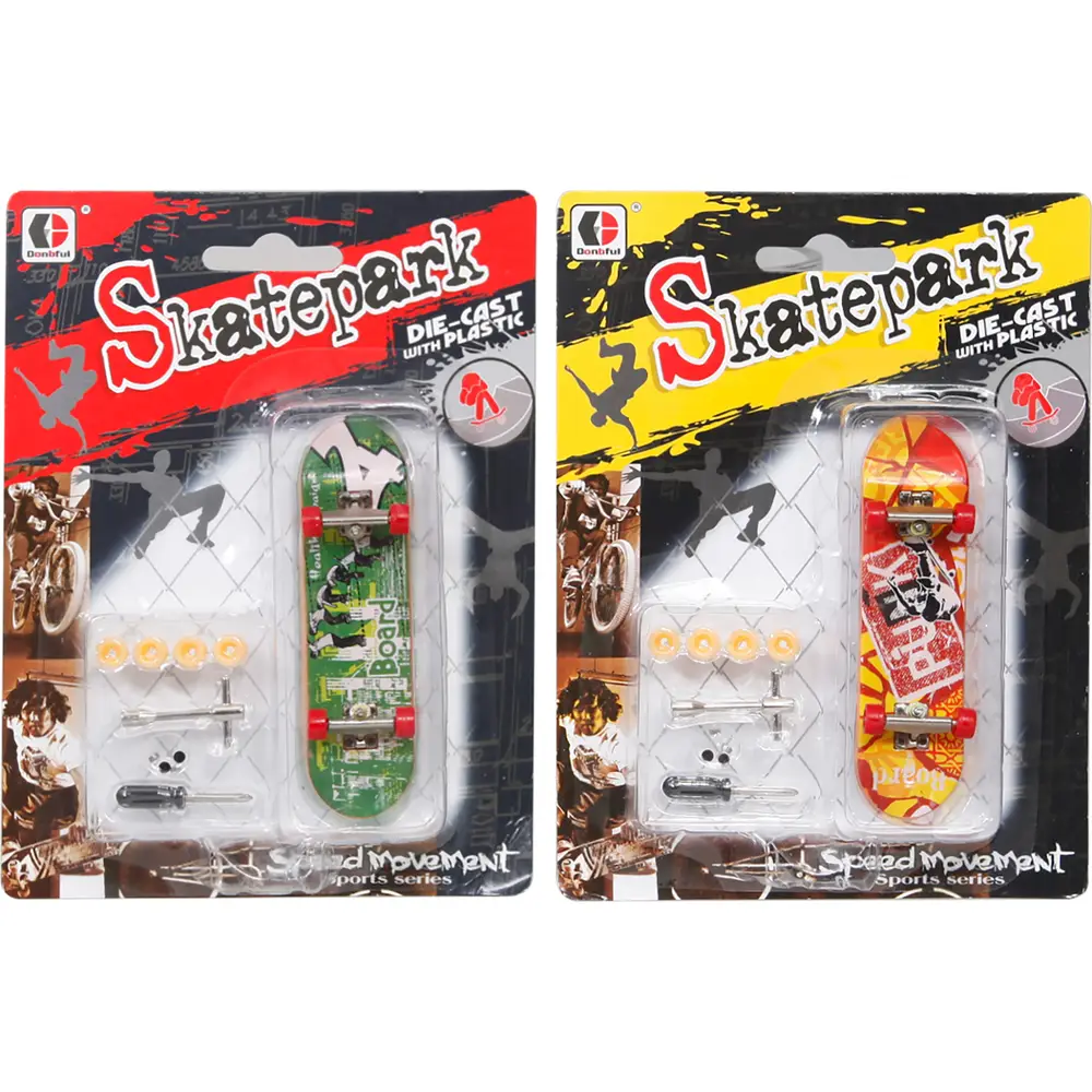 Vedes fingerskateboard speelgoed met reservewielen en gereedschap