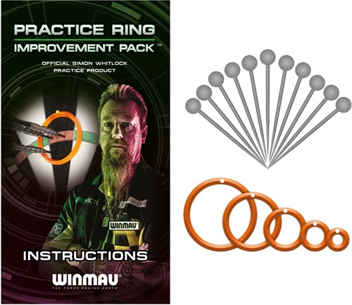 Winmau dart accessoires Practice rings Simon Whitlock 8415 training