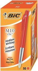 BIC 50 Bic M10 pen in doos rood
