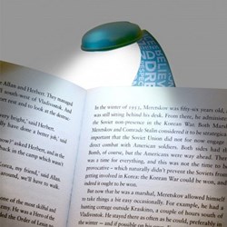 Mondikaarten leeslamp LED Flexilight Flamingo voor boeken en strips