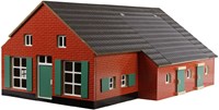 Kids GLOBE houten boerderij speelgoed met stal 1:32 schaal boerderij