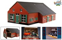 Kids GLOBE houten boerderij speelgoed met stal 1:32 schaal boerderij-2