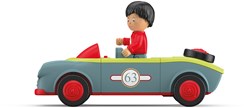 Toddys speelgoedauto Olli Oldy met licht en geluid en beweegbare figuur