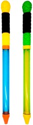 Waterpistool transparant 50cm speelgoed Sun Fun multi kleuren