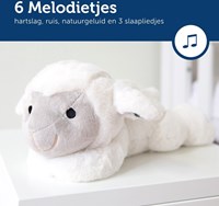 Zazu knuffel hartslag schaap Liz met huilsensor en muziek-3