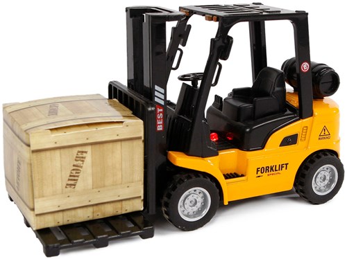Die-cast vorkheftruck speelgoed met licht en geluid 14cm - heftruck-2