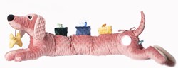 Mom's Care sensorisch speelgoed baby roze teckel - wiegbeschermer